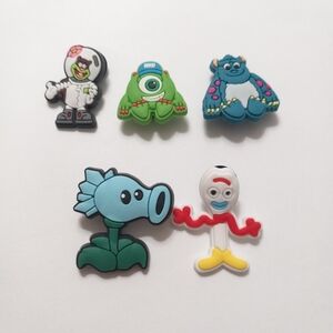 Cartoon/Movie Characters CROCS Charms, Set of 5 NWOT
